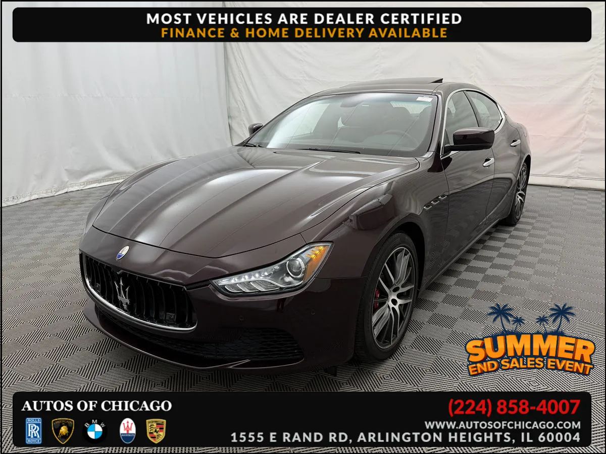  2014 Maserati Ghibli S Q4 AWD   
