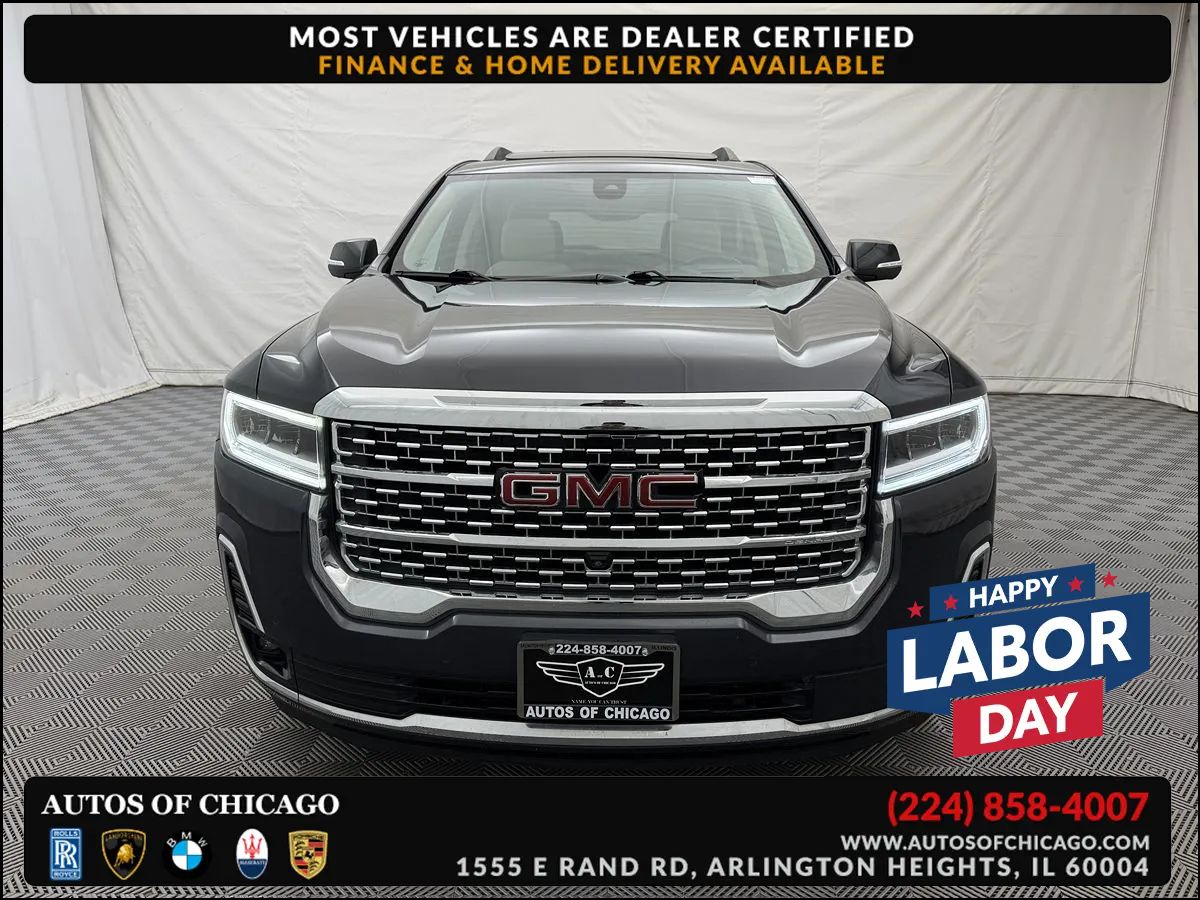 Green 2021 GMC Acadia SUV / Crossover Four-Wheel Drive Automatic
