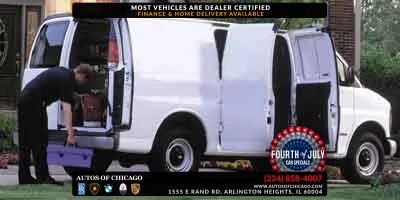 Red 2001 Chevrolet Express Cargo Van Rear-Wheel Drive 4-Speed Automatic Overdrive