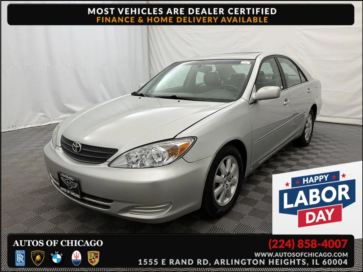 Silver 2002 Toyota Camry Sedan Front-Wheel Drive Automatic