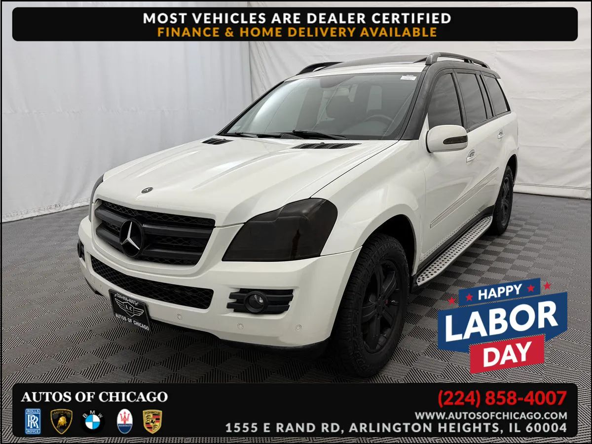 White 2008 Mercedes-Benz GL-Class SUV / Crossover All-Wheel Drive Automatic