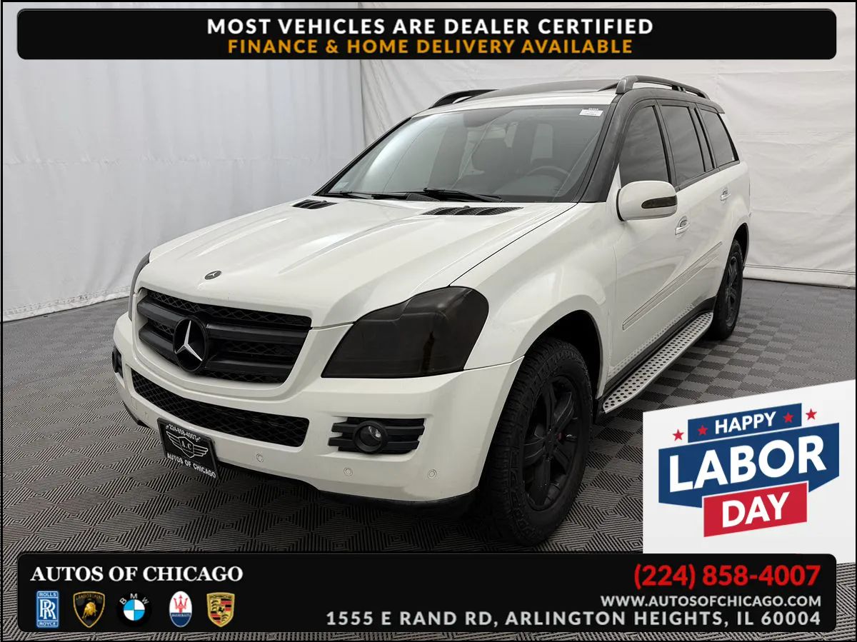 White 2008 Mercedes-Benz GL-Class SUV / Crossover All-Wheel Drive Automatic