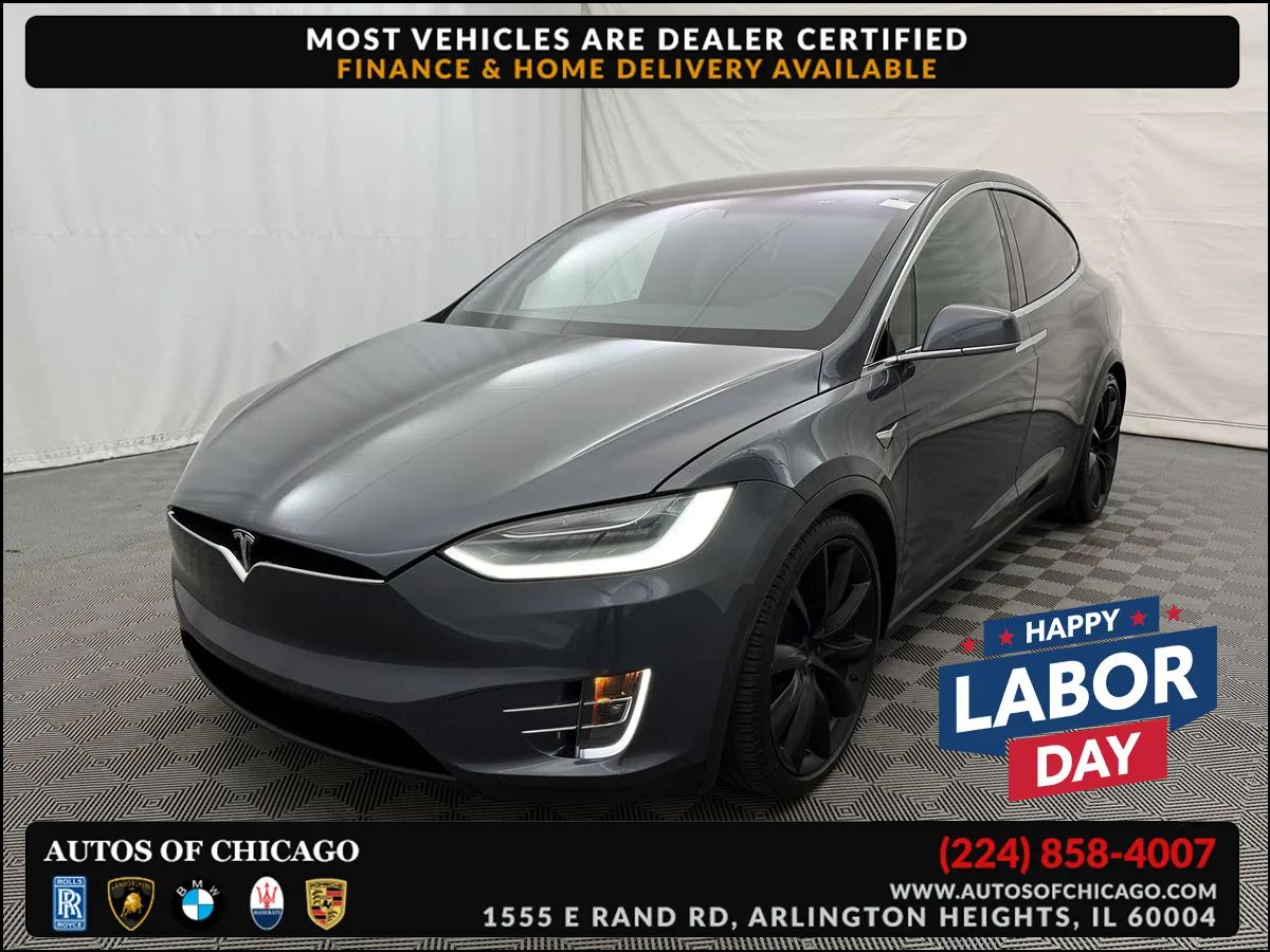 Gray 2019 Tesla Model X SUV / Crossover Automatic