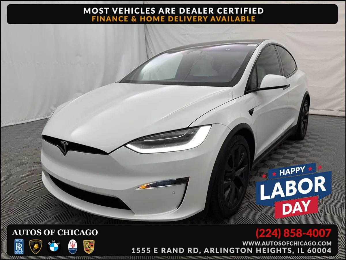 White 2022 Tesla Model X SUV / Crossover All-Wheel Drive Automatic