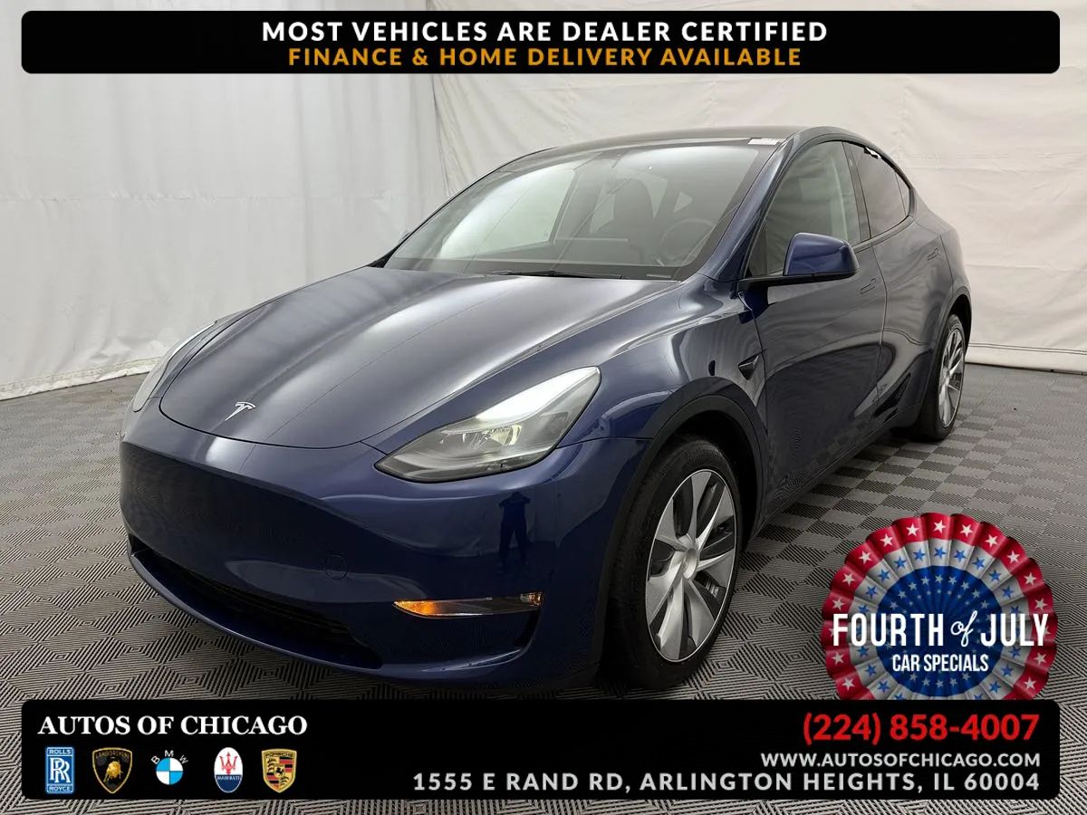 Blue 2023 Tesla Model Y SUV / Crossover All-Wheel Drive Automatic