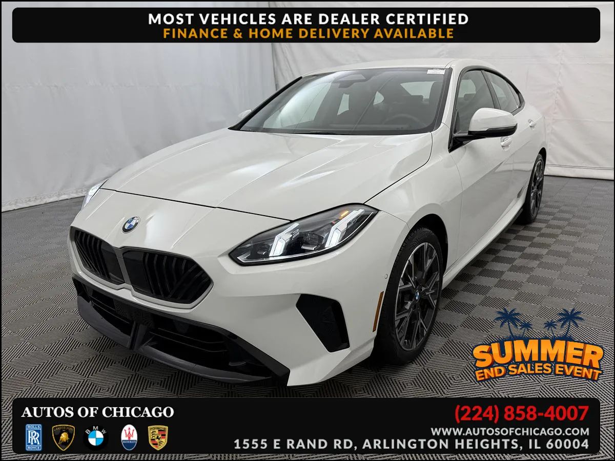 White 2025 BMW 2 Series Sedan All-Wheel Drive Automatic