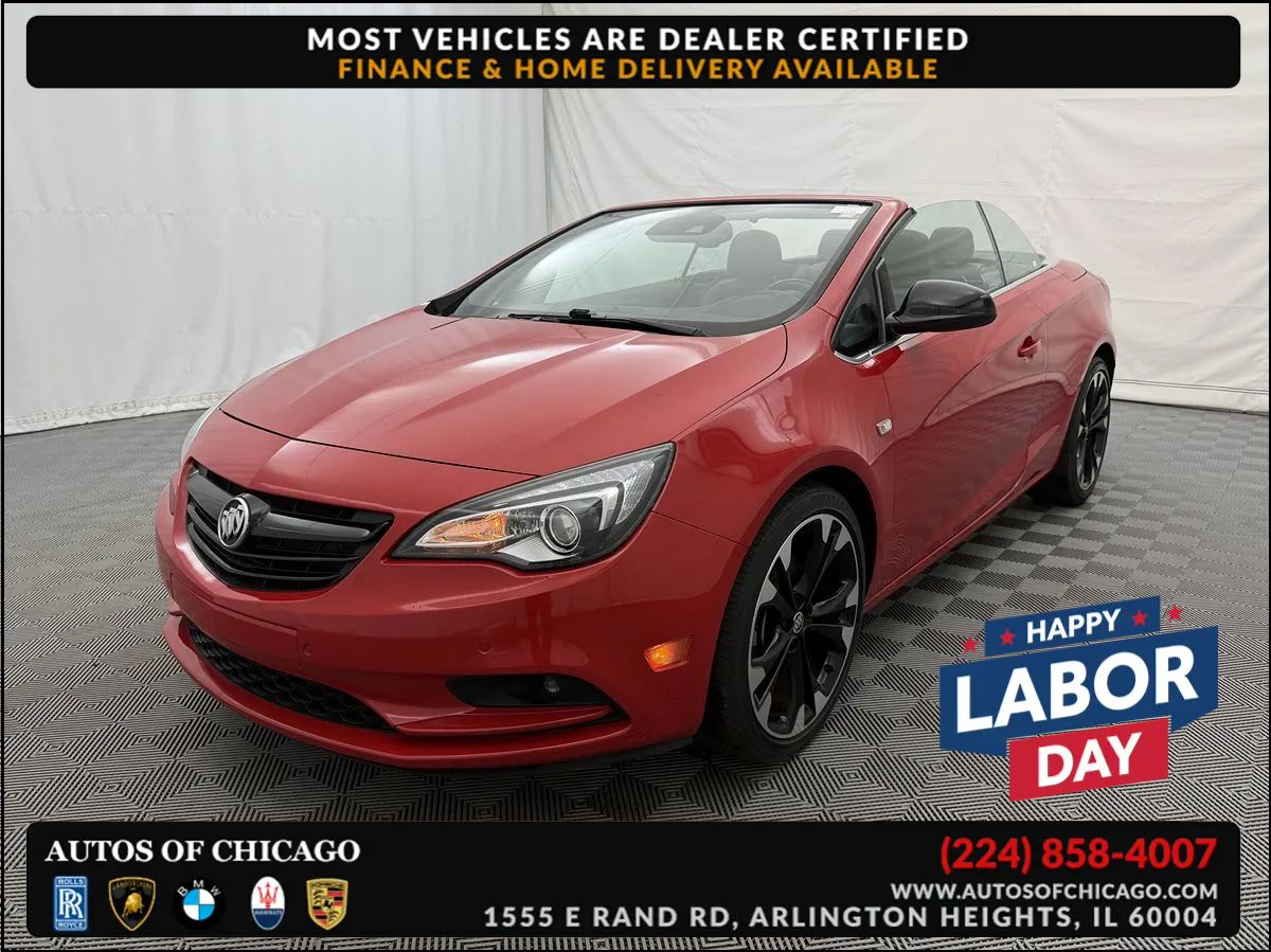 Red 2017 Buick Cascada Convertible Front-Wheel Drive Automatic