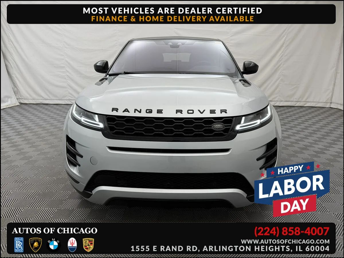 Silver 2020 Land Rover Range Rover Evoque SUV / Crossover All-Wheel Drive Automatic