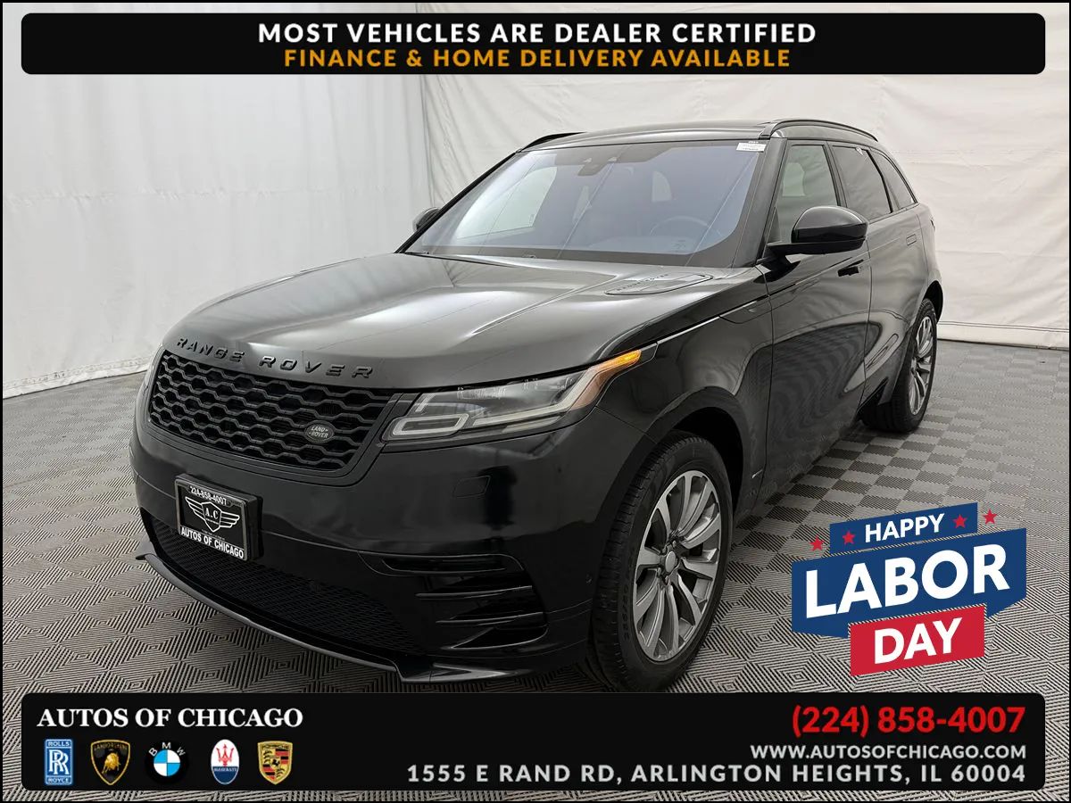 Black 2018 Land Rover Range Rover Velar SUV / Crossover All-Wheel Drive Automatic