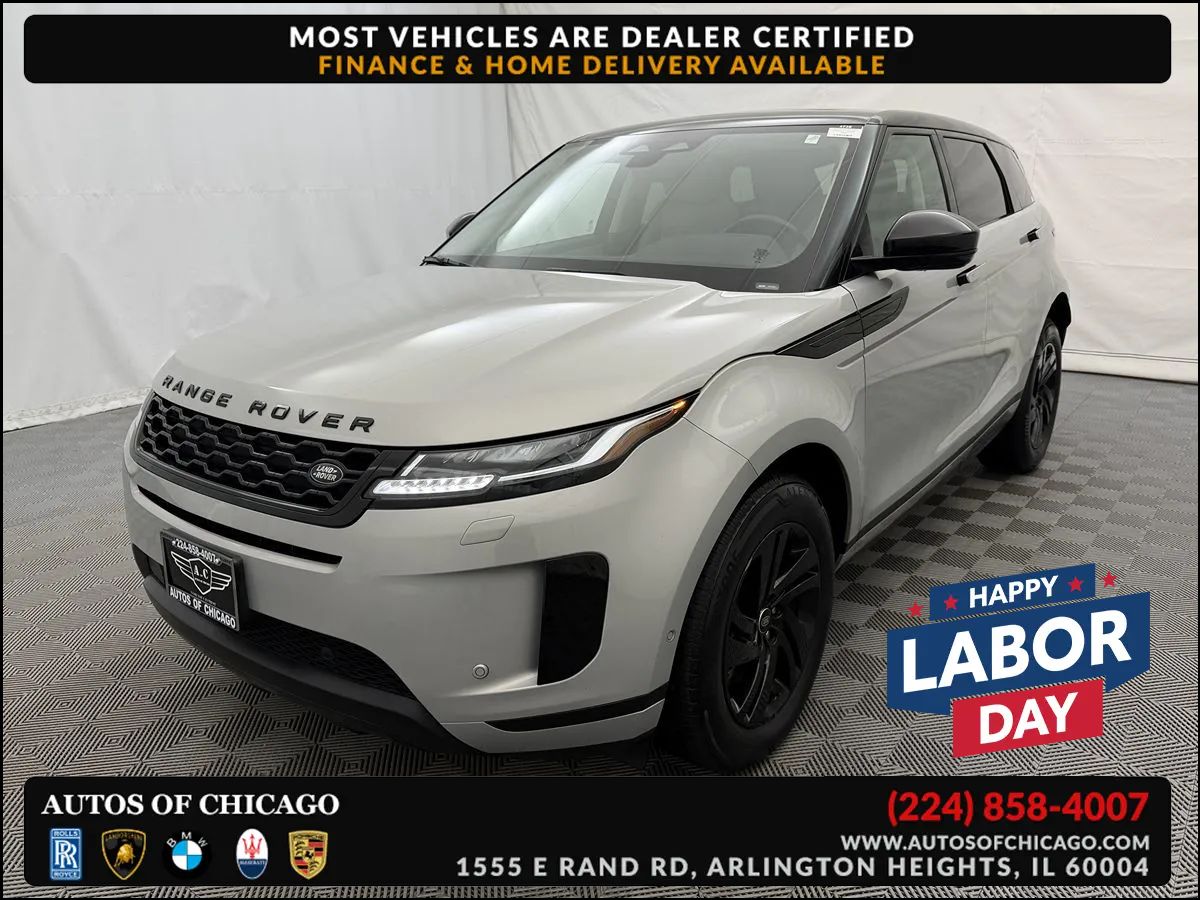 Silver 2022 Land Rover Range Rover Evoque SUV / Crossover All-Wheel Drive 