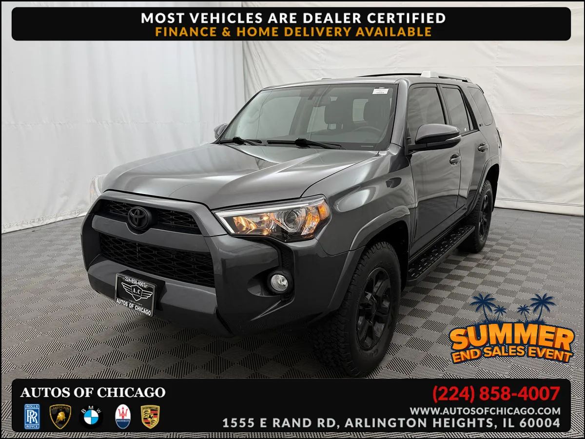 Gray 2018 Toyota 4Runner SUV / Crossover Four-Wheel Drive Automatic