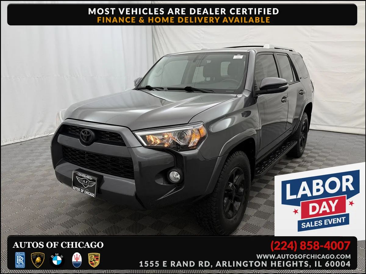 2018 Toyota 4Runner SR5/SR5 Premium/TRD Off Road/TRD Off Road Premium/Ltd/TRD Pro
