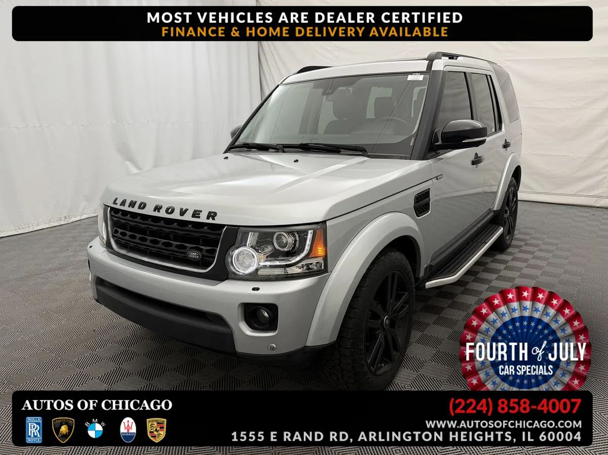 Silver 2016 Land Rover LR4 SUV / Crossover All-Wheel Drive Automatic