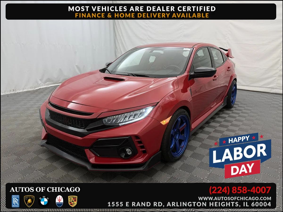 Red 2018 Honda Civic Type R Hatchback Front-Wheel Drive Manual