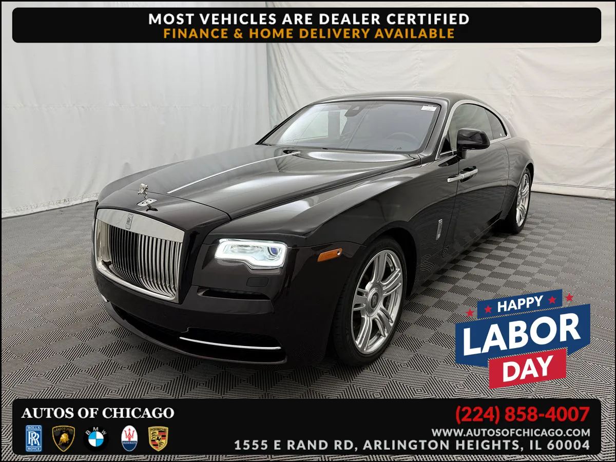 Red 2016 Rolls-Royce Wraith Coupe Rear-Wheel Drive Automatic
