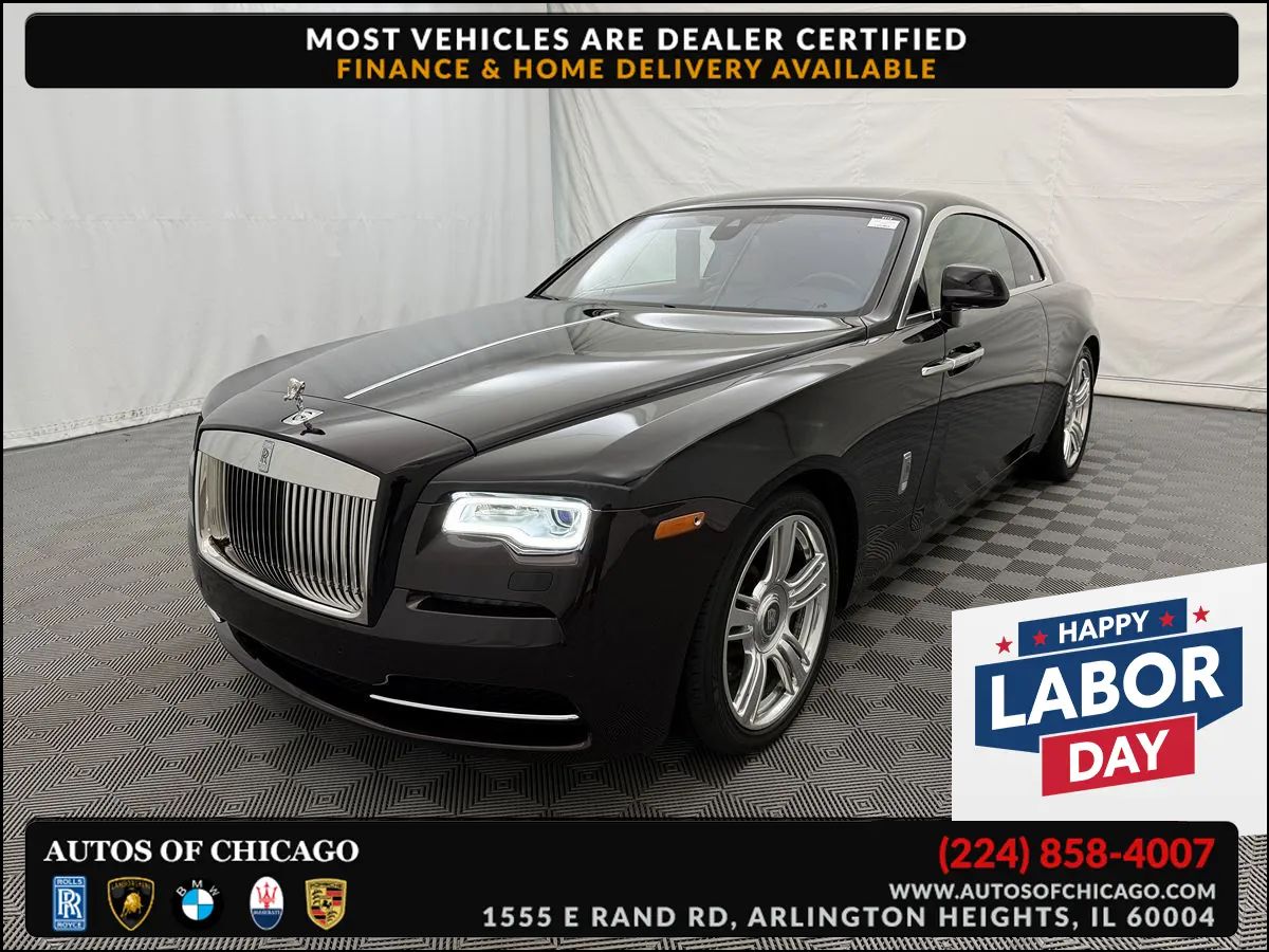Red 2016 Rolls-Royce Wraith Coupe Rear-Wheel Drive Automatic