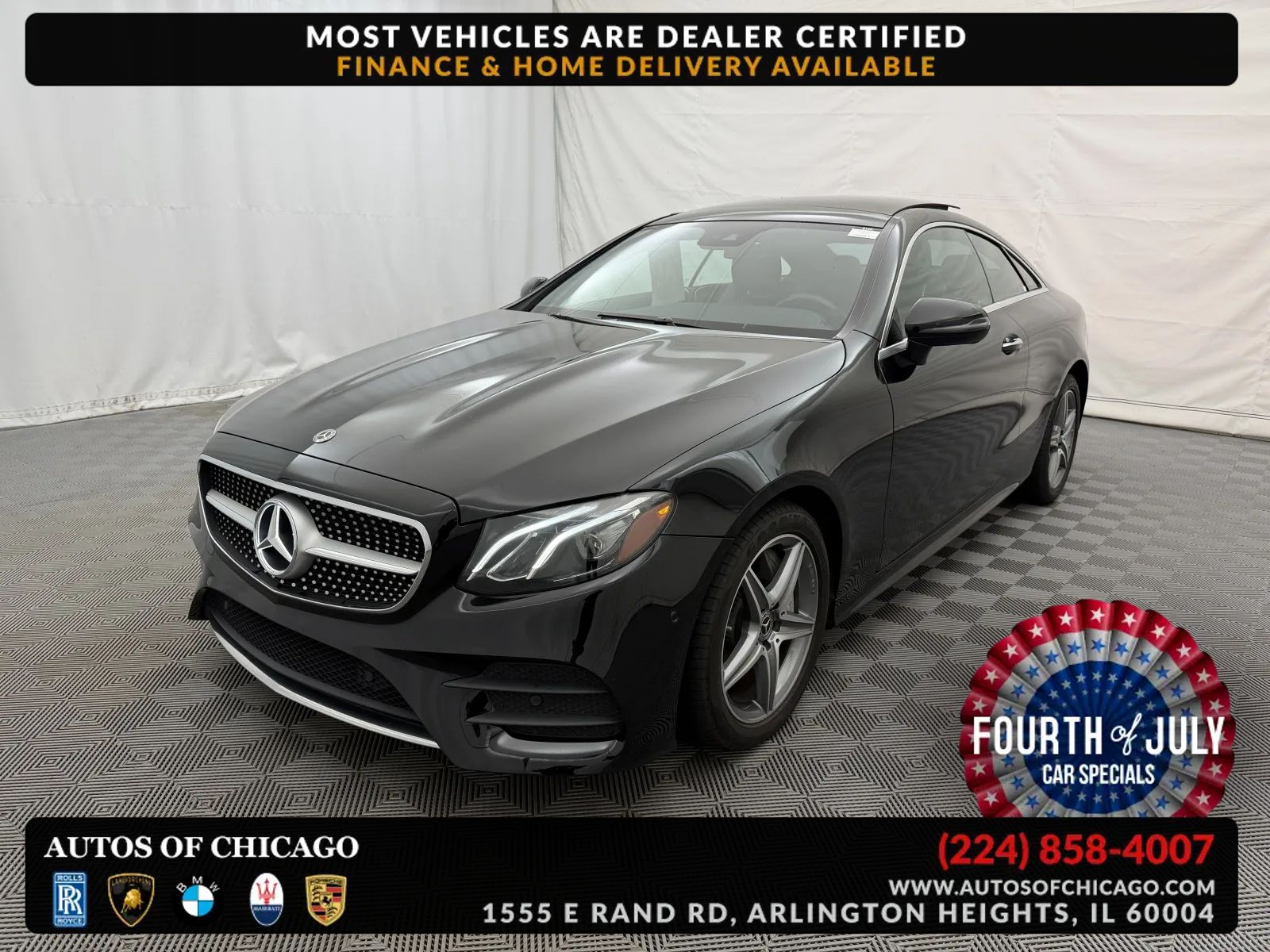 2018 Mercedes-Benz E-Class E 400 4MATIC Coupe AWD