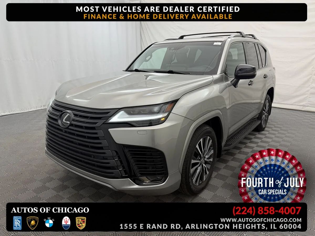Silver 2023 Lexus LX SUV / Crossover All-Wheel Drive Automatic