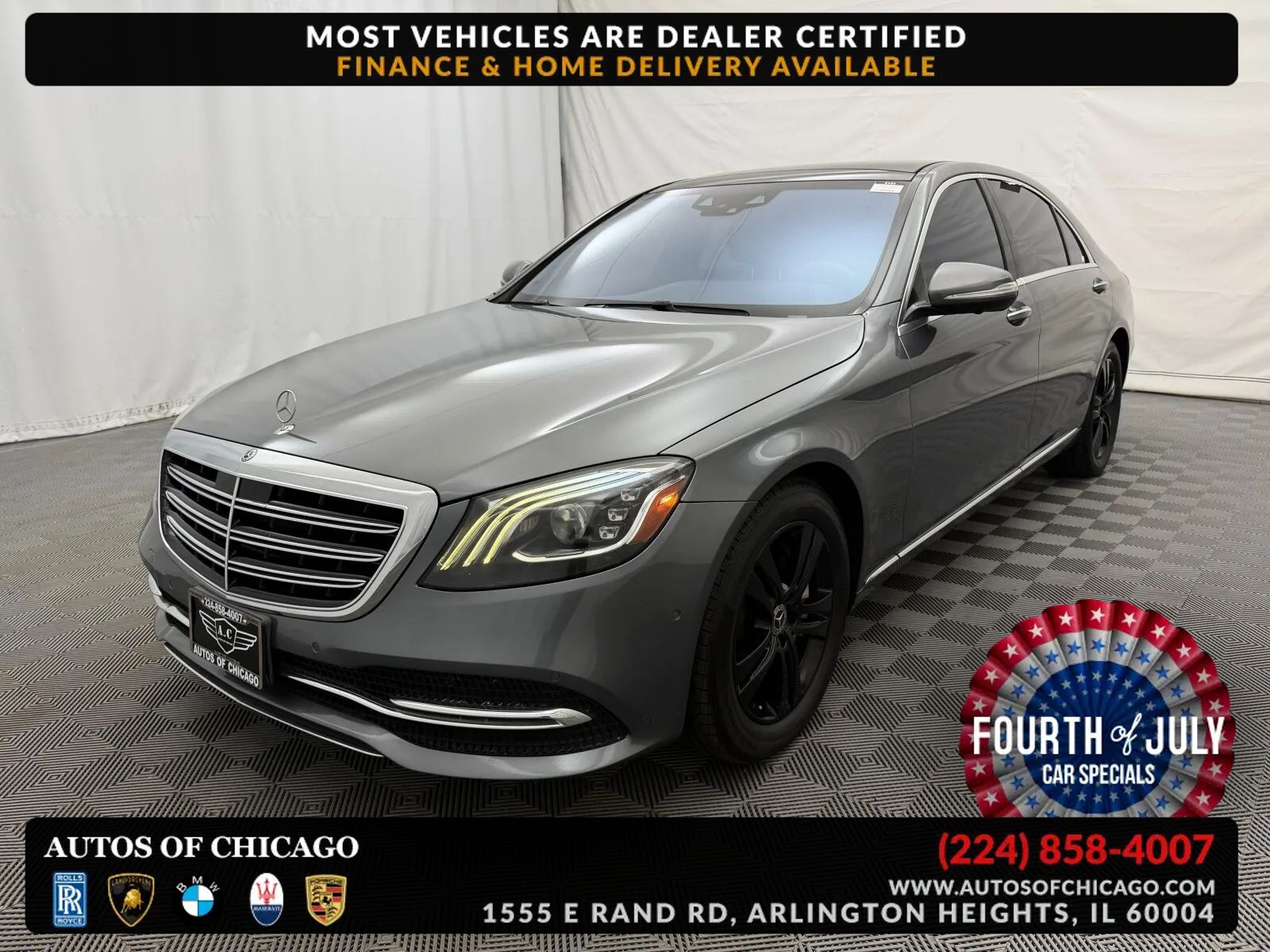 2018 Mercedes-Benz S-Class S 450 4MATIC AWD
