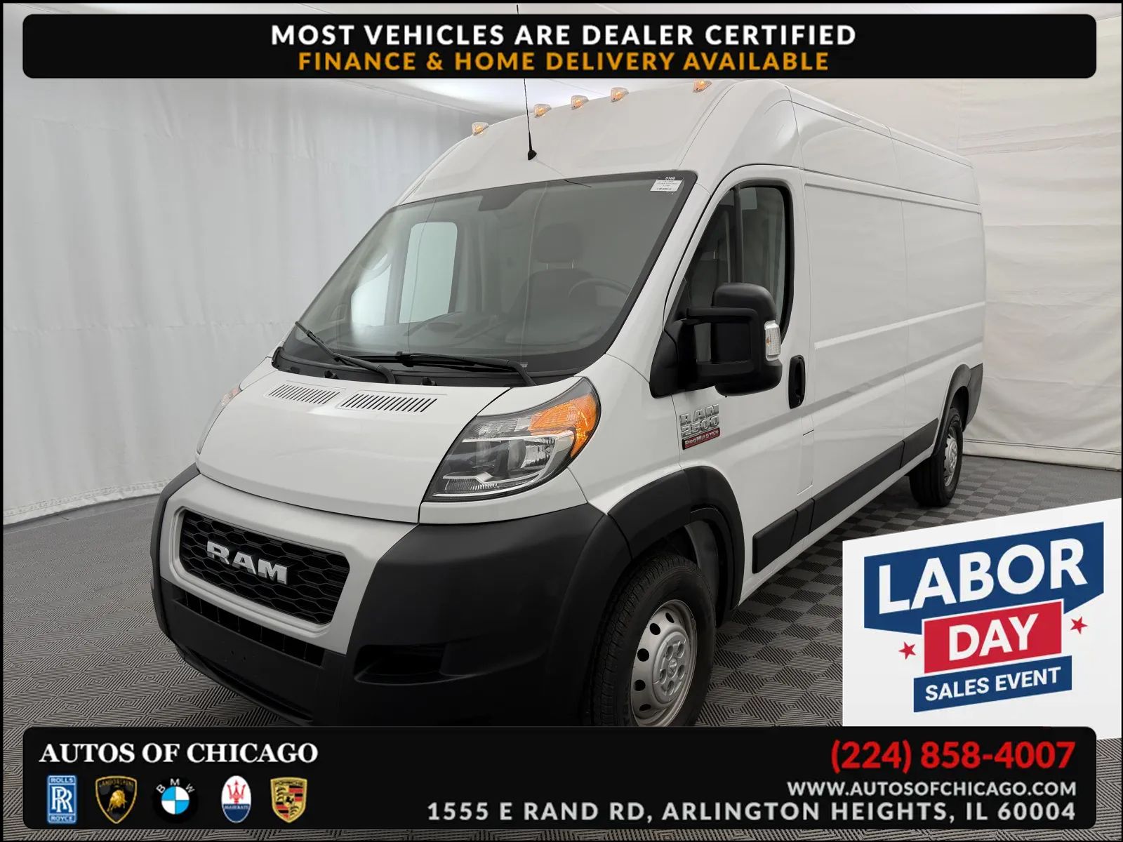 2021 Ram ProMaster Cargo Van High Roof