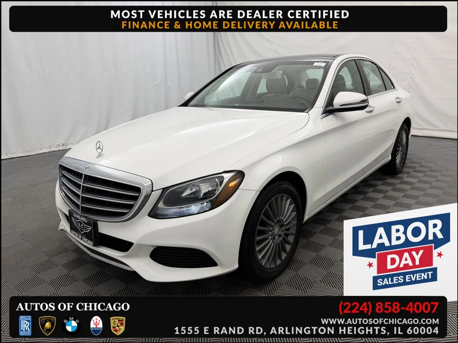 2017 Mercedes-Benz C-Class C300d-4M