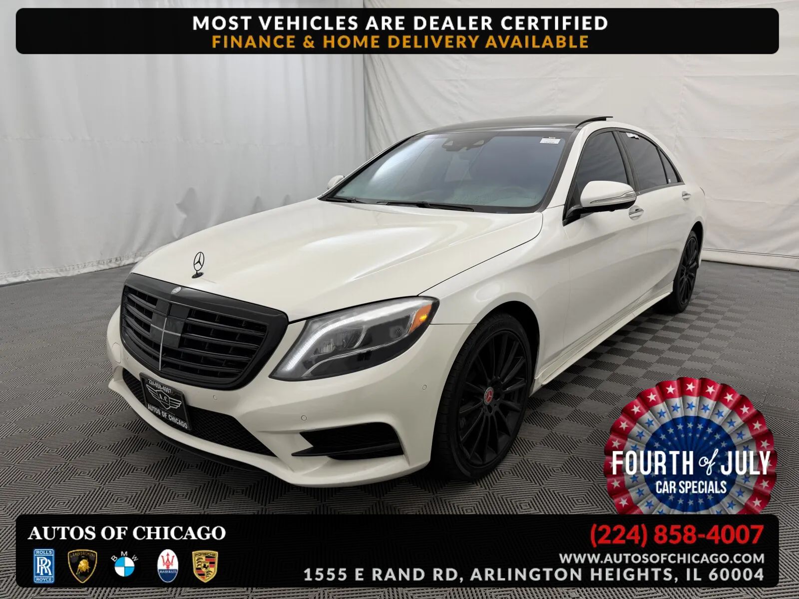 2014 Mercedes-Benz S-Class S 550 4MATIC