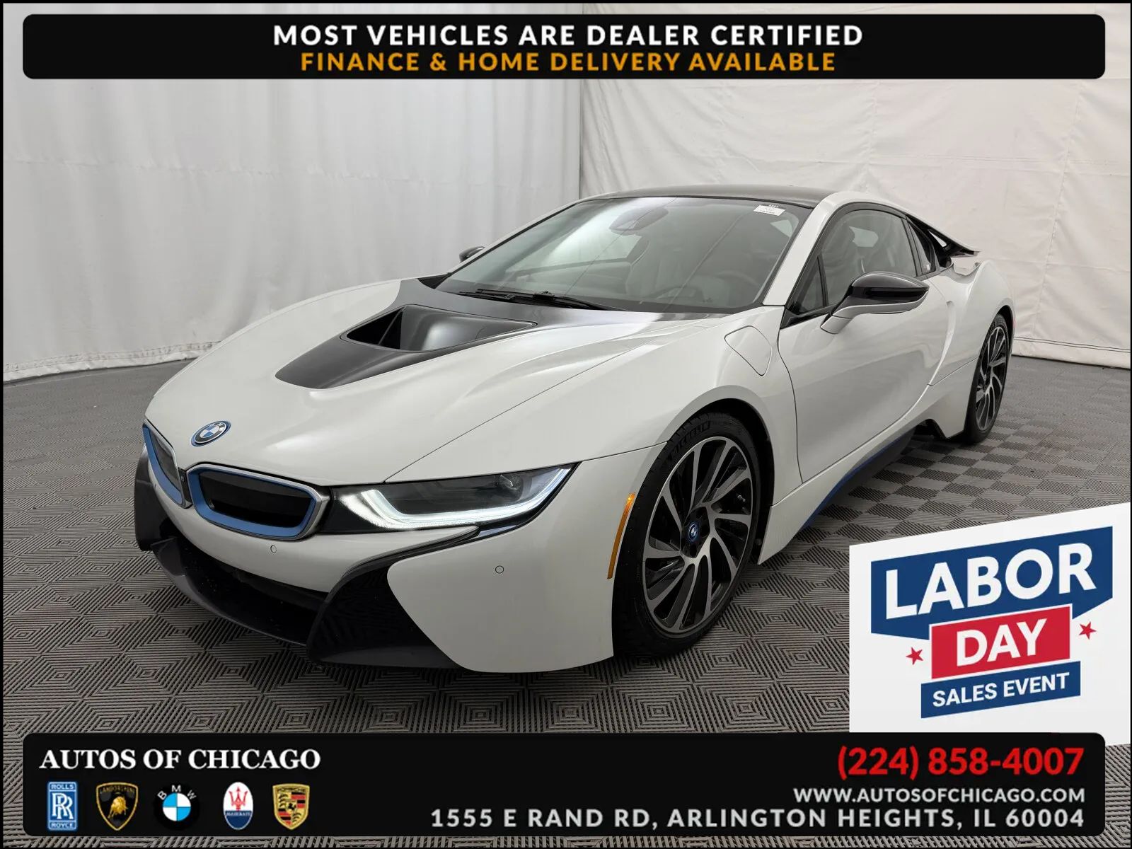 2016 BMW i8 2dr Cpe