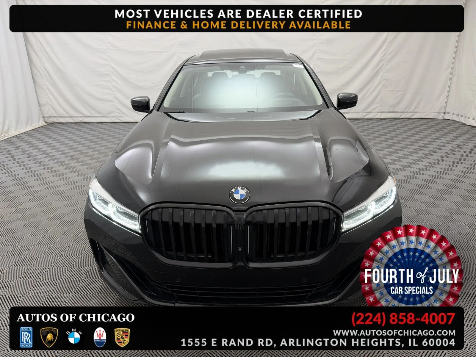 Black 2022 BMW 7 Series Sedan All-Wheel Drive 8-Speed Automatic Overdrive