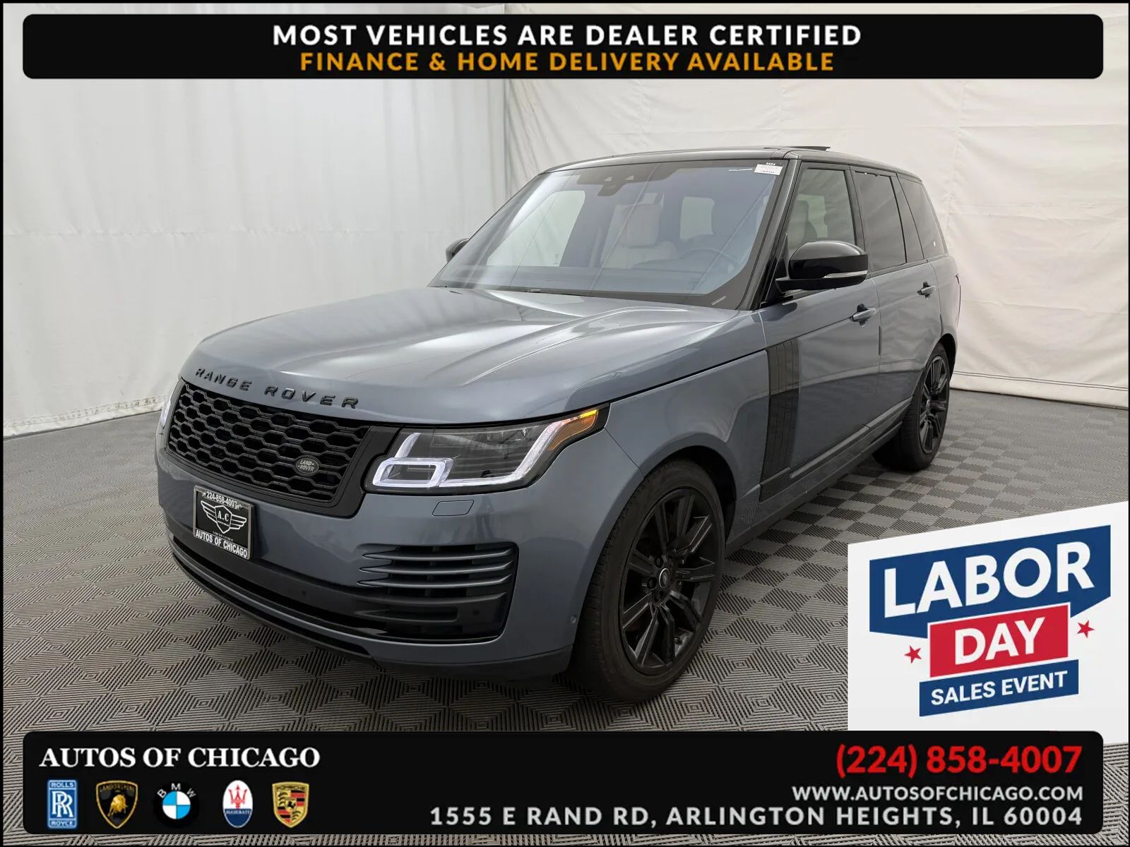 Blue 2020 Land Rover Range Rover SUV / Crossover All-Wheel Drive 8-Speed Automatic Overdrive
