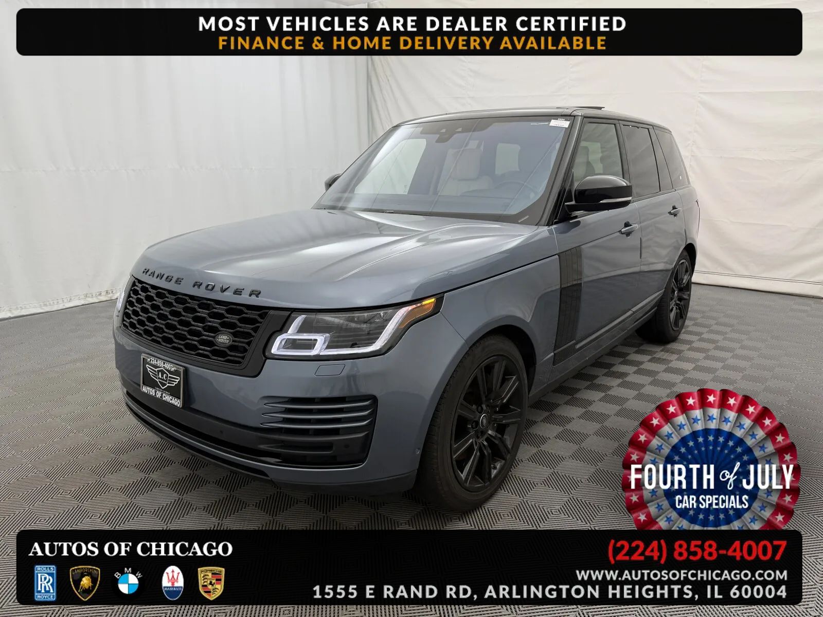 Blue 2020 Land Rover Range Rover SUV / Crossover All-Wheel Drive 8-Speed Automatic Overdrive