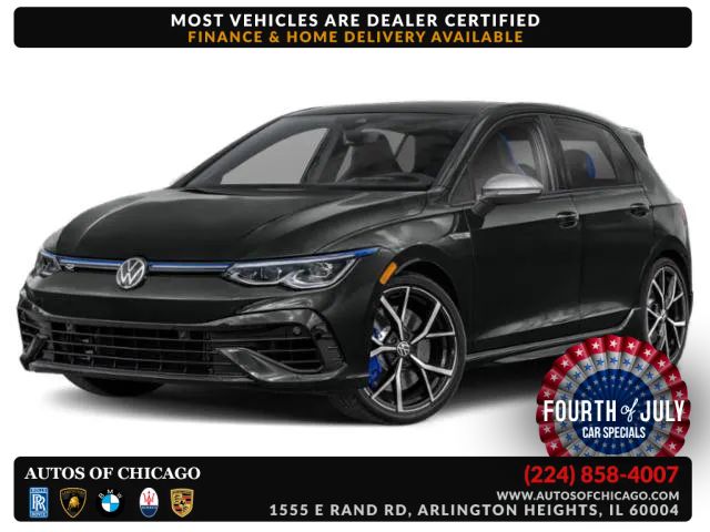 White 2023 Volkswagen Golf R Hatchback All-Wheel Drive 7-Speed Automatic Overdrive