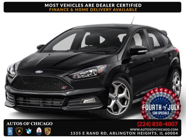 White 2018 Ford Focus Hatchback Front-Wheel Drive 6-Speed Manual Overdrive