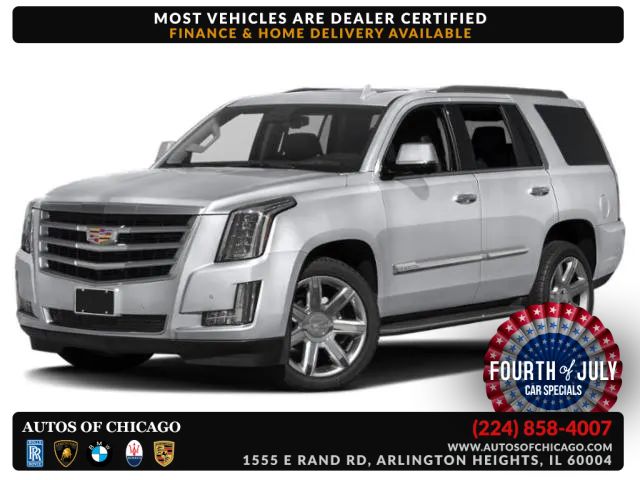 Silver 2018 Cadillac Escalade SUV / Crossover Four-Wheel Drive Automatic