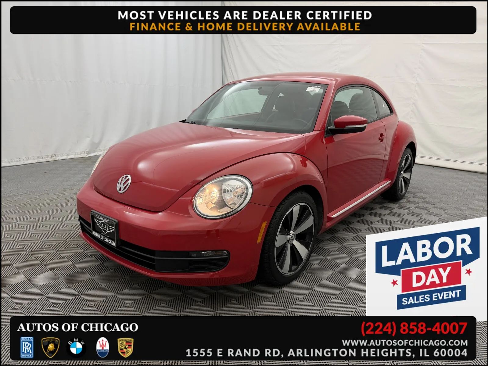 2012 Volkswagen Beetle 2dr Cpe Auto 2.5L PZEV
