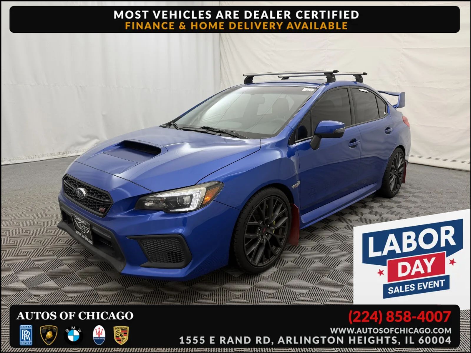 2018 Subaru WRX STI base+L, STI base+W