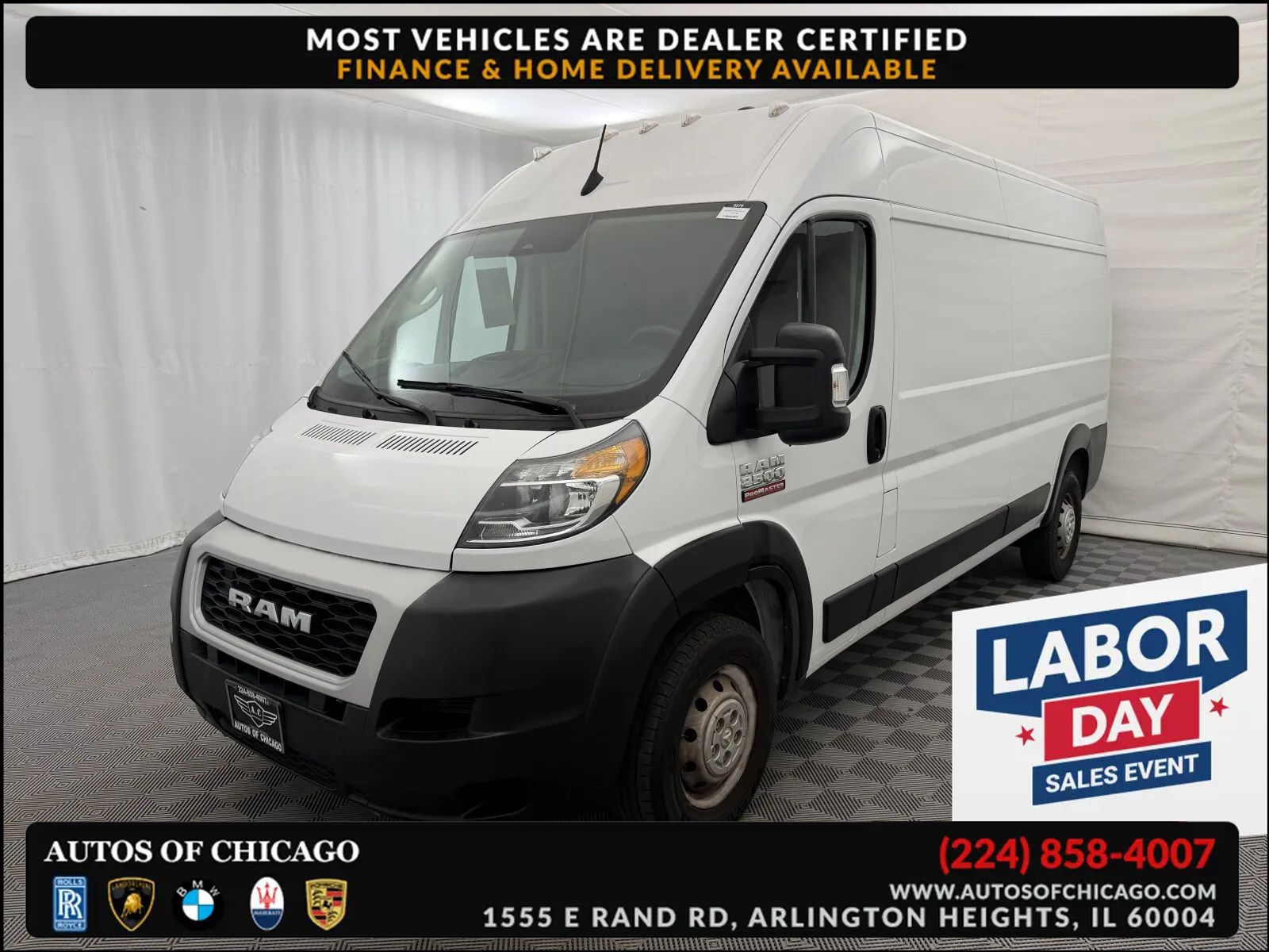2022 Ram ProMaster Cargo Van High Roof