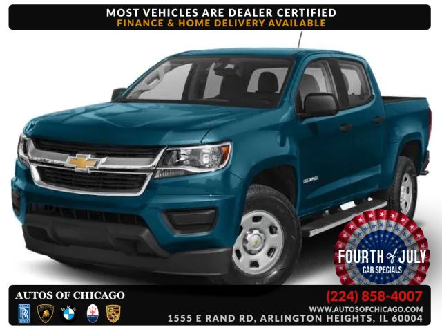 White 2020 Chevrolet Colorado Pickup Truck Four-Wheel Drive 8-Speed Automatic