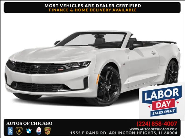 Gray 2023 Chevrolet Camaro Convertible Rear-Wheel Drive Automatic