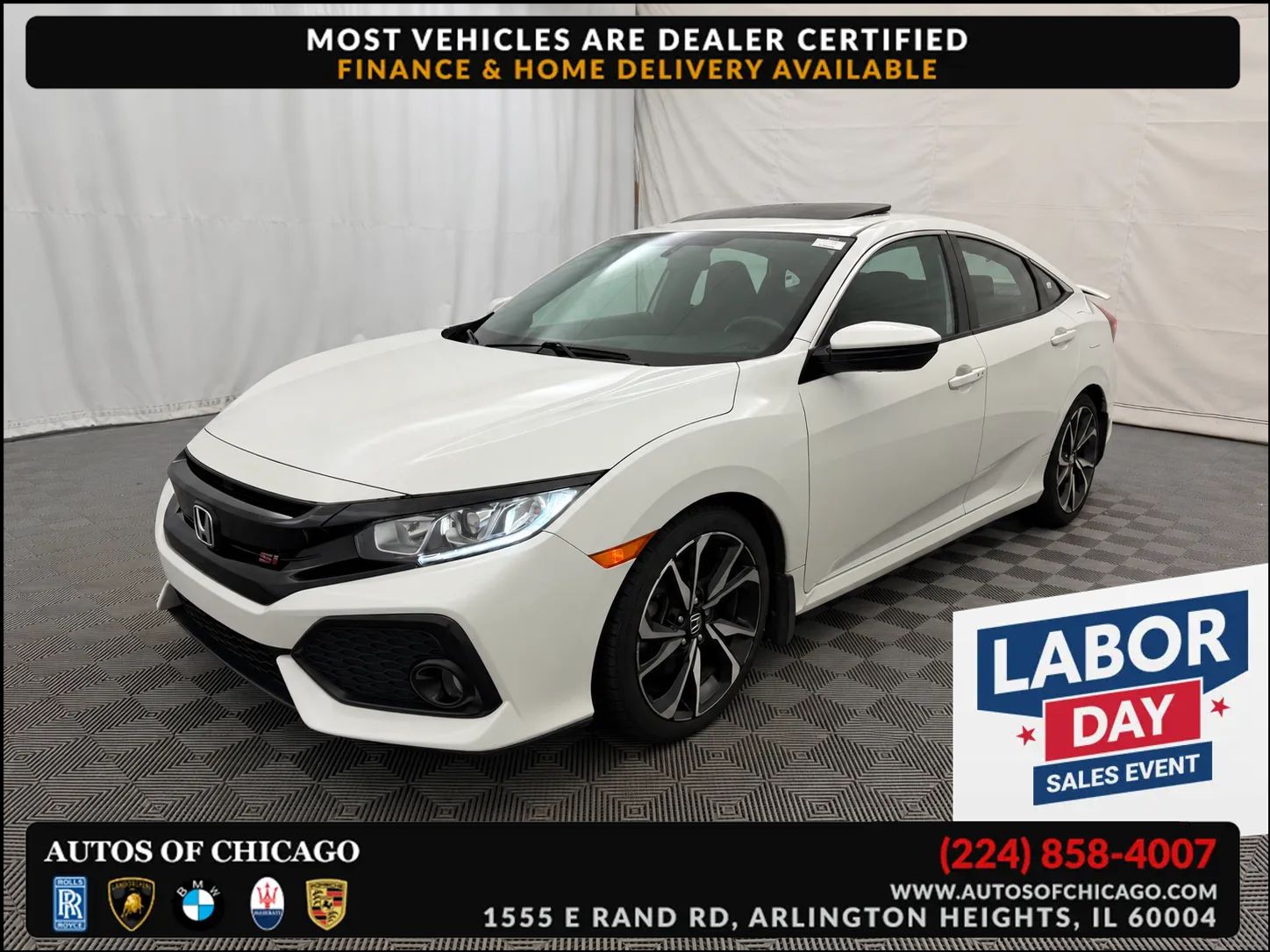 2018 Honda Civic Si Sedan Si/Si HPT