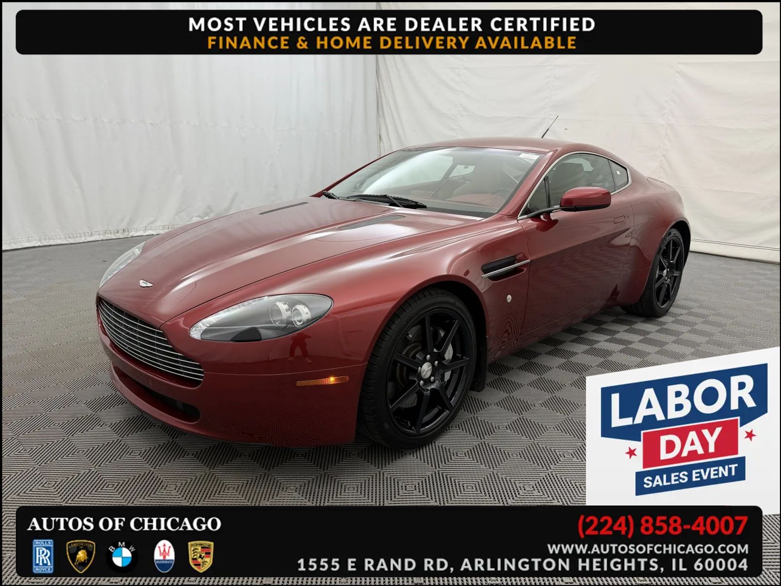 2007 Aston Martin Vantage 2dr Cpe Sportshift