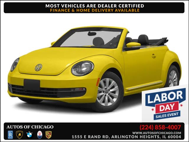 2013 Volkswagen Beetle Convertible 2dr Man 2.0L TDI w/Sound/Nav
