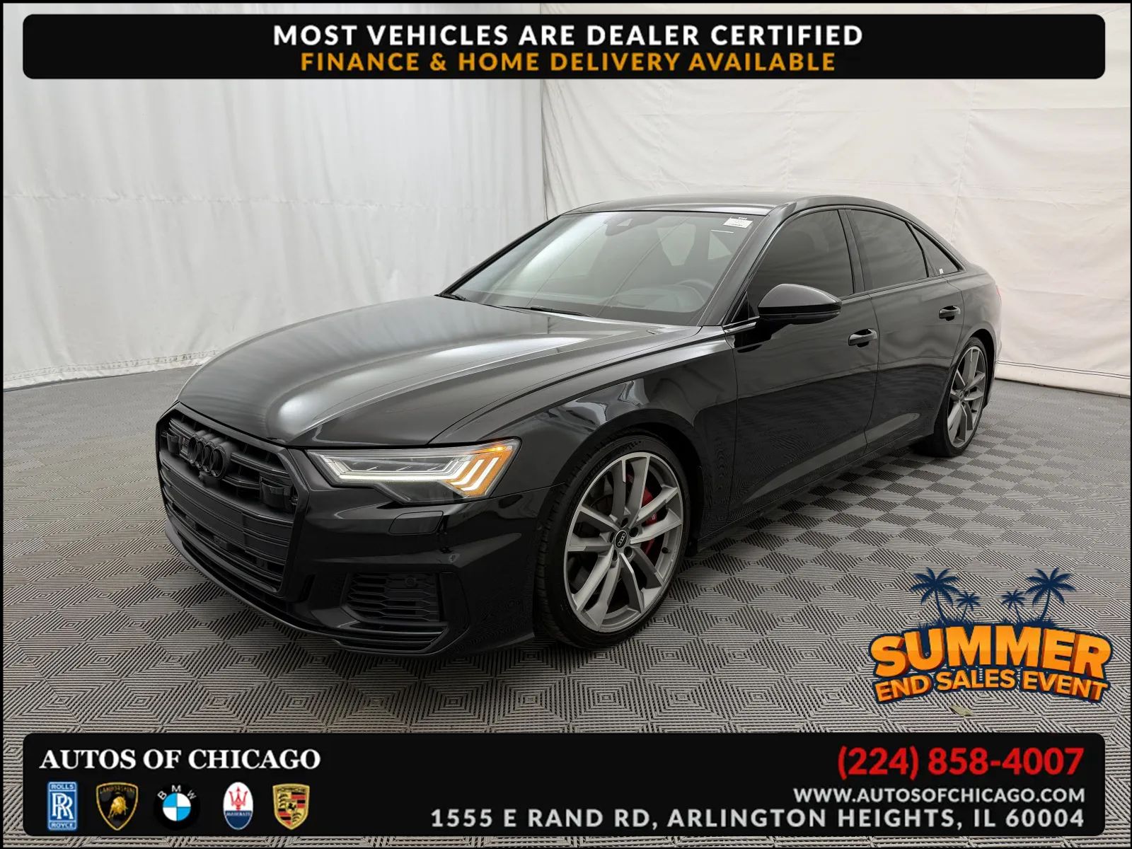 Black 2021 Audi S6 Sedan All-Wheel Drive 8-Speed Automatic Overdrive