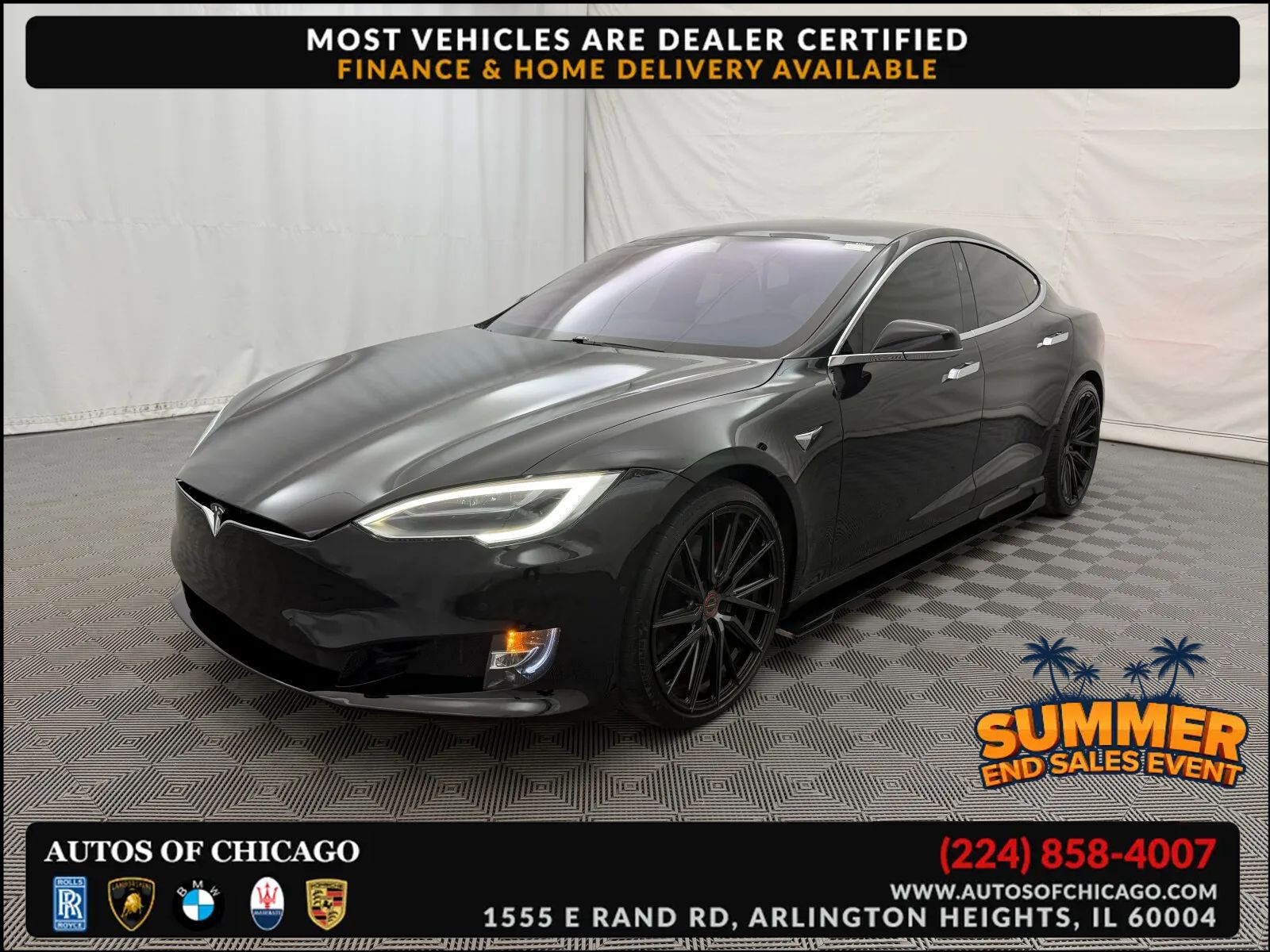 Black 2020 Tesla Model S Sedan All-Wheel Drive Automatic
