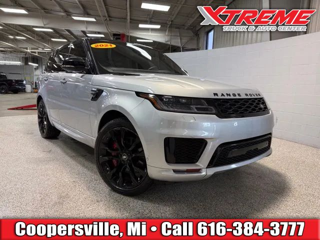Silver 2021 Land Rover Range Rover Sport SUV / Crossover All-Wheel Drive 8-Speed Automatic