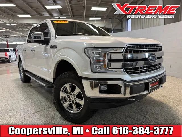 White 2019 Ford F-150 Pickup Truck Four-Wheel Drive Automatic