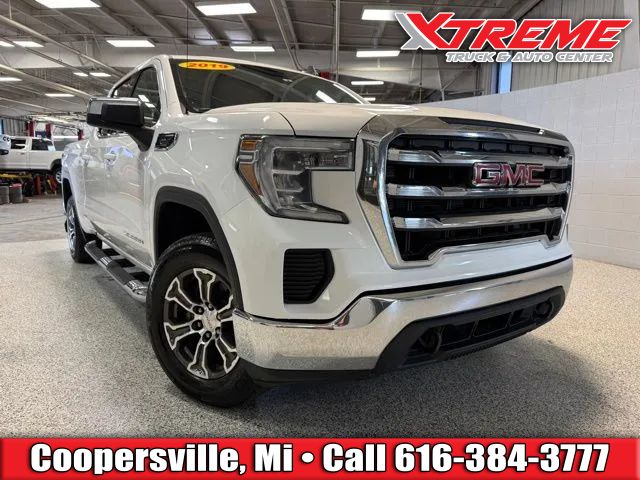 White 2019 GMC Sierra 1500 Pickup Truck Four-Wheel Drive 8-Speed Automatic