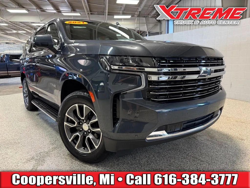 Gray 2021 Chevrolet Tahoe SUV / Crossover Four-Wheel Drive Automatic