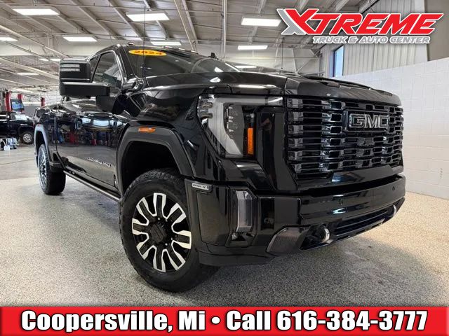 Black 2024 GMC Sierra 2500HD Pickup Truck Four-Wheel Drive Automatic