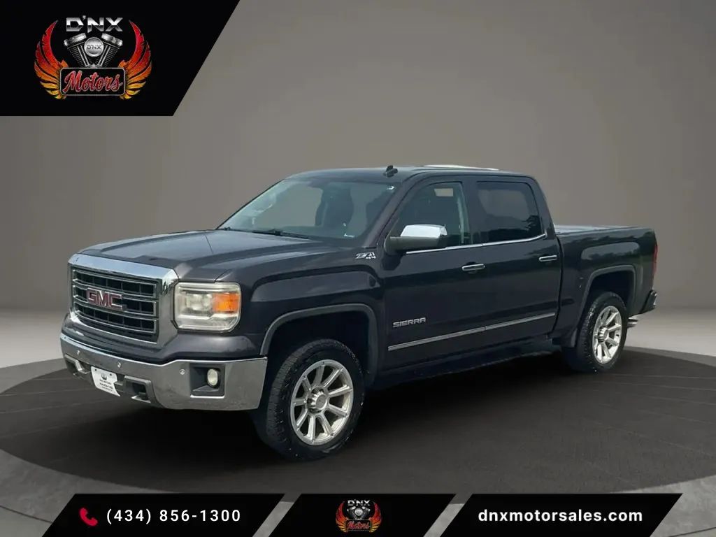 Gray 2014 GMC Sierra 1500 Pickup Truck Four-Wheel Drive 6-Speed Automatic Overdrive