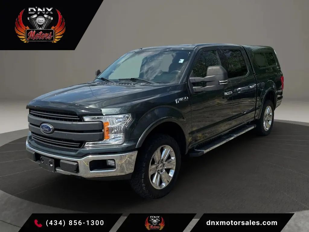 Gray 2018 Ford F-150 Pickup Truck Four-Wheel Drive Automatic